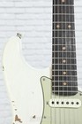 Fender Custom Shop Gt11 Stratocaster Relic Electric Guitar - Olympic White With
