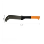 10  Brush Axe With Safety Sheath - Fixed Handle - Black orange