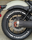 Triumph Tire Lettering Stickers Bike Decal Motorcycle Set 0 75 kit For 2 Tires