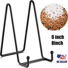 2   Metal Frame Holder Display Stands For Picture Plate Book Photo Easel 6  8  Us
