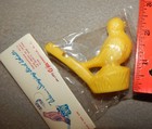 Vintage Water Singing Bird Whistle  Yellow Plastic  2  1 2  Tall - New