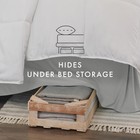  Market Bed Skirt - Ultra Soft Microfiber - Easy Fit Hotel Quality  Shrinkage