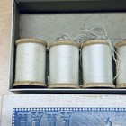 Vintage Dragon Spool Cotton Thread 6 Wood Spools Of Thread - Read - See Photos