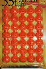 Vintage Halloween Mini Pumpkin Lights Strand 35 Count Indoor   Outdoor Nos