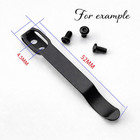 Deep Carry Pocket Clip Replacement For Folding Knife Stainless Steel W  Screws
