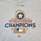 Houston Astros Shirt Mens 2xl Gray Mlb Baseball World Series Champions 2017