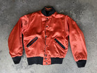 Vintage 1960s High School Wrestling Letterman Jacket Reversible Satin Oliver Bro