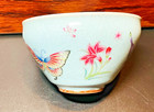 Authentic Hand Painted Jianzhan Butterfly Tea Cup By Master Wu Jingen