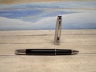 Montblanc Meisterst  ck Doue Geometry Platinum Plated Classique Rollerball Pen