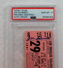 1961 Joe Schmidt Signed Detroit Lions Vs La Rams Original Football Ticket-psa