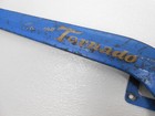Vintage 1950s Blue Schwinn Tornado Bicycle Chain Guard 26  Model Original Paint