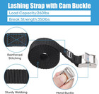Lashing Straps With Cam Buckles Tie Down Straps 48  X 0 75  Adjustable Cinch Str