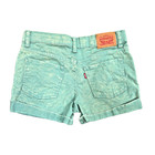 Girl s Levi s Girlfriend Short Denim Green Shorts  Size 12
