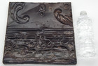 Antique Metal Tin Ceiling Framed Tile 11 X 11 Salvaged Ceiling New York City