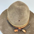 Us Army Campaign Hat Montana Peak Signal Corps Cord Soldier Photo Estate Indiana