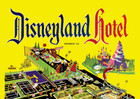 Disneyland Hotel Towers   Park Vintage Retro Poster Restored Non Glossy
