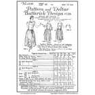 Past Patterns 4526 - Early 1920s Dress W Full Straight Skirt Sewing Pattern B34