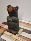Jeff Fleming Bear Solid Wood Carving Big Sky Carvers 13    Barefoot Bear Petey