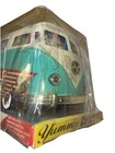 Vintage 1960 s Red Yummy Volkswagen 228 Tin Friction Coach Bus  New Old Stock