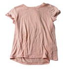 Athleta Girl Pink T-shirt And Colorful Print Shorts Outfit Set Size Medium 8 10