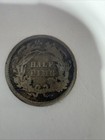 1860 Seated Liberty Half Dime Silver Coin F12 Details