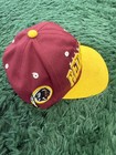 Vintage Washington Redskins Nfl Team Apparel Snapback Hat Cap Maroon Yellow Gold