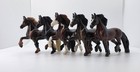 Lot Of 5 Stablemates On The Friesian Mold - Breyer Model Horses Mixed Set Conga