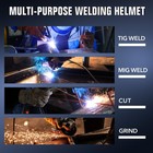 Trqwh Professional Welding Helmet  Auto Darkening For Mig Tig Arc   Grinding