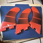 Fcs Fcs Ii Accelerator Medium Tri Fin Set Red black  3 Fins 