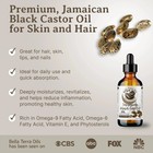 Natural Jamaican Black Castor Oil 100  Pure Hair Growth Skin Nails Treatment