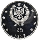 Albania - 25 Light Silver 1968 Proof  83 3 Gr  Ag 999 