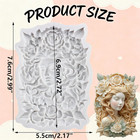 Rose Goddess Polymer Clay Molds Flower Lady Silicone Mold For Epoxy Resin