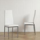Dining Chairs Set Of 4 Pu Leather Kitchen Chair For Dining Room  Living Room