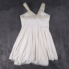 Nike Tennis Dress Velvet Trim Maria Sharapova 2008 White Us Open Size M Medium