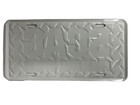 Black Diamond License Plate Tag With Orange Scag Commercial Mowers Logo   37-17