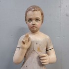 Large Antique Vintage 19th C Articulated Religious Santos Figure Lay Jesus Curio