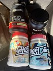 Optimum Nutrition Gold Standard And Ghost Whey Protein Powder 4 Total Tubs New  