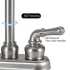 Rv Bathroom Sink Faucet - Brushed Nickel Teapot Shape  