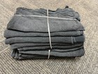 500 Pieces New Black Shop Towels Rags Industrial 13  X 14 