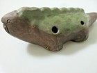 Vintage Clay Lizard Wind Flute Whistle Musical Instrument Hand Made In Chile