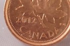 Canada 2012 Logo Red Non-magnetic Small Cent Coin Certified By Cccs     mon-391