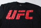 Ufc Men s Fanatics Short Sleeve Crewneck Red Logo T-shirt Wr4 Black Medium Nwt