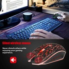 Wireless Usb Optical Mice Gaming Mouse 7 Color Led Backlit Rechargeable For Pc