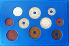 Israel Palestine British Mandate Complete Set Of All 10 Types Of Coins 1927-1946