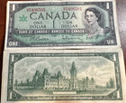 Bank Of Canada 1967 Centennial  1 One Dollar Note Beattie Rasminsky