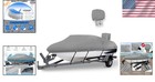 All-weather 1200d Pu Waterproof Boat Cover  Fits 16-18 5ft V-hull Or Runabout