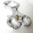 Bondage Cangue Collar Neck To Wrist Handcuffs Lockable Yoke Restraint Shackle 