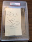 John Belushi Signed 4 X 7 Card Slabbed Coa Psa dna