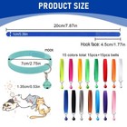 15 Pcs Puppy Collars For Litter Assorted Colors Adjustable Whelping Collars W   