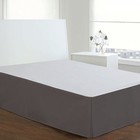 Classic Tailored  Microfiber  14  Drop Length Bed Skirt Dust Ruffle  King  Gr   